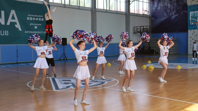Opening of a new gym of the children's basketball academy «Astana»