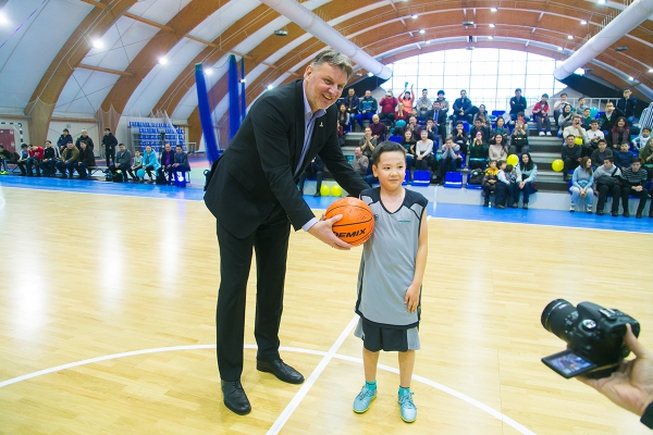 «Astana» basketball academy opening