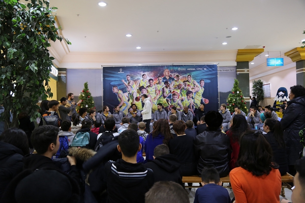 New Year's meeting of PBC «Astana» with fans