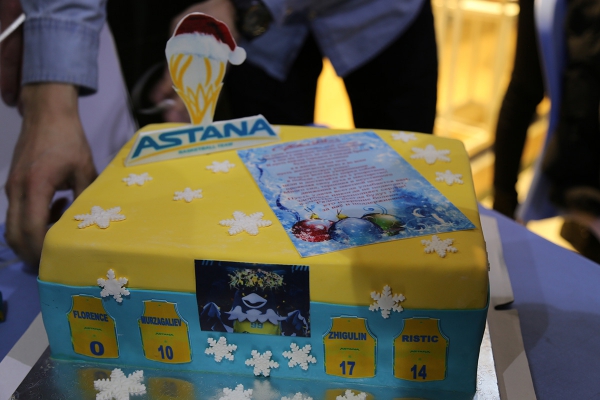 «Астана» ПБК жанкүйерлермен жаңа жылдық кездесуі