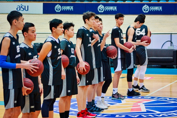 «Сарыарқа» велотрегінде Астана балалар баскетбол академиясының жаттығуы