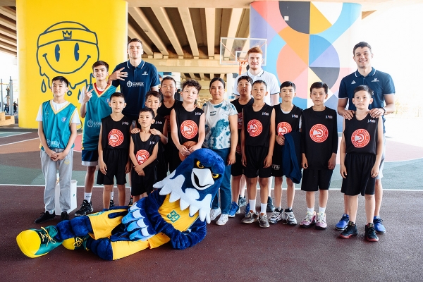 Благотворительный проект баскетбольного клуба «Астана» и Бейбита Алибекова