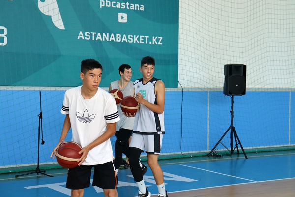 Opening of a new gym of the children's basketball academy «Astana»