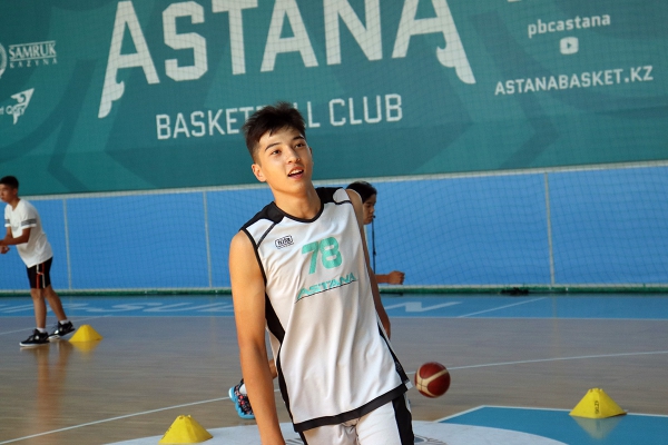 Открытие нового зала детской академии баскетбола «Астана»